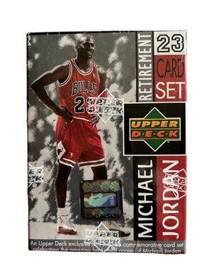 1999 Upper Deck Michael Jordan 23‑Card Retirement Set – Sealed Collector Box